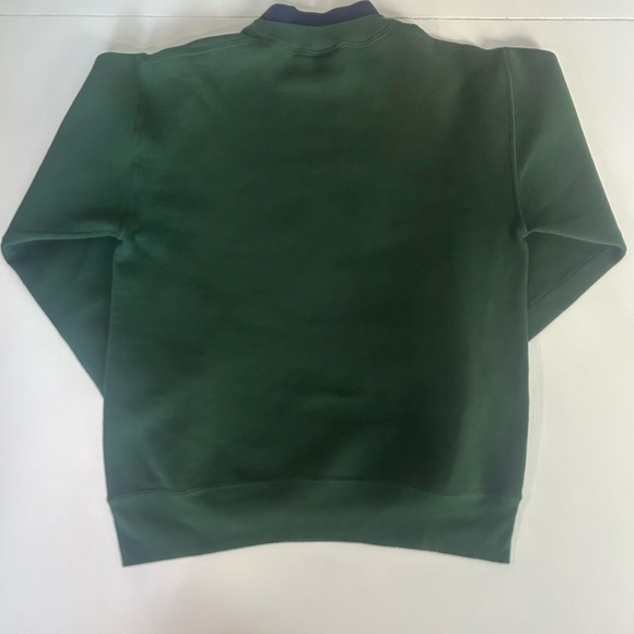 Vintage 90s Crew Neck Sweater Green Women’s MP Embroidered Made in USA - Picture 4 of 5